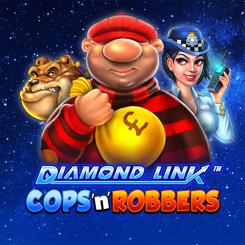 Diamond Link Cops and Robbers Linked