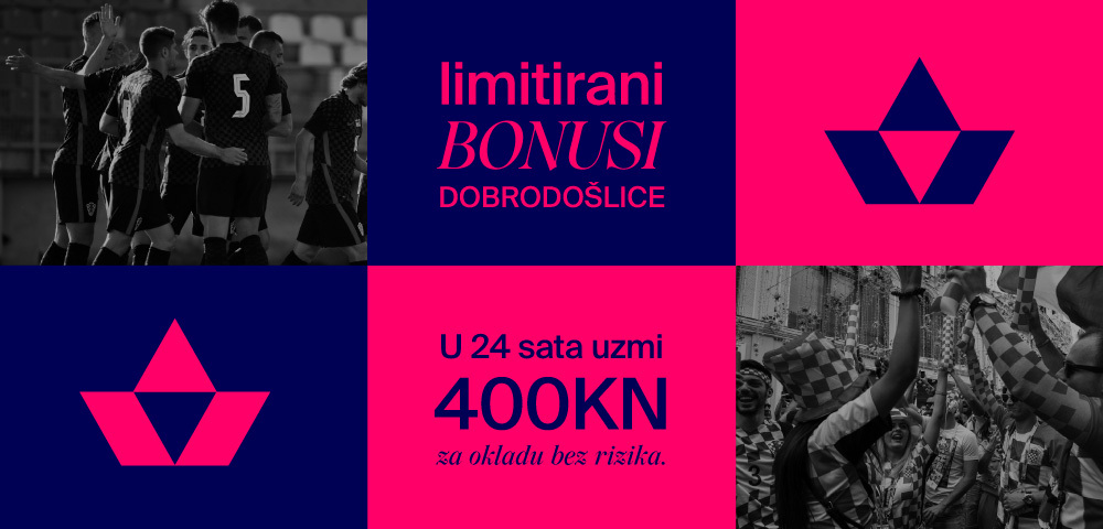Limitirani bonus dobrodšlice Hrvatska vs Češka