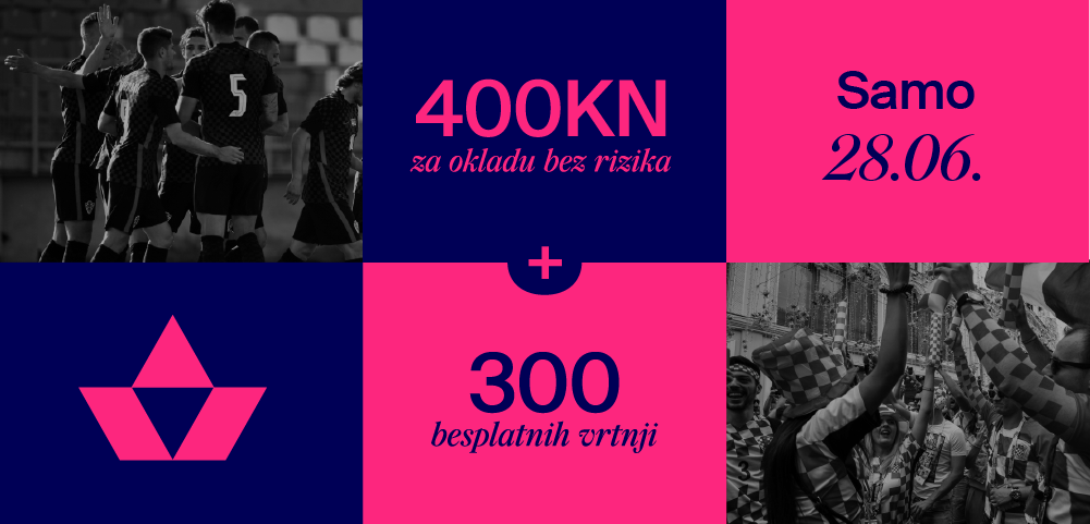 Limitirani bonus dobrodšlice Hrvatska vs Španjolska